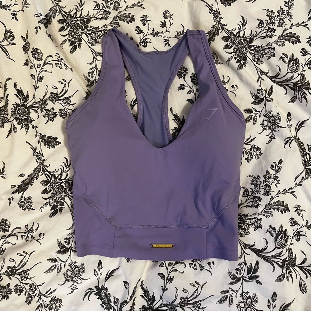 Gymshark x whitney simmons lilac purple tank size xs